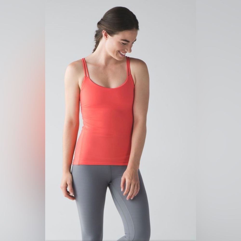 Lululemon Sunset Flow Cape Red Tank Women’s Size 4